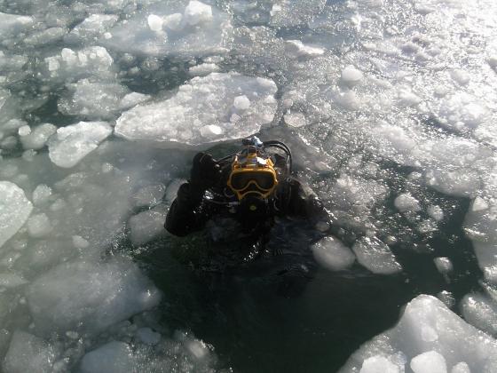 Buceo con traje seco